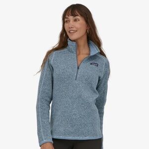 Patagonia Better Sweater 1/4 Zip Blue size Small